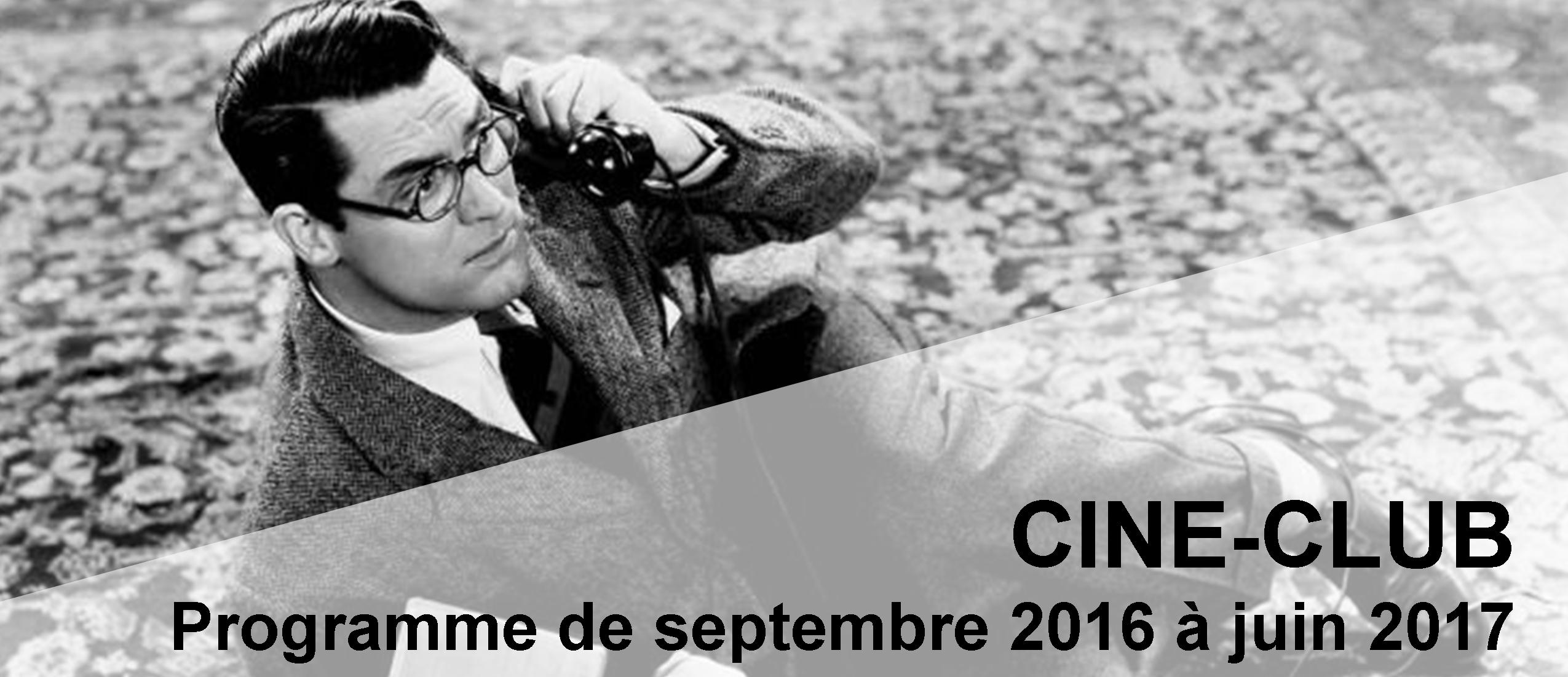Bandeau Prog Ciné-Club 2016-2017