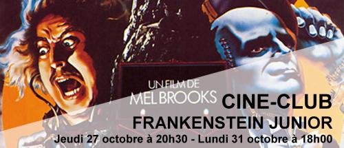 Bandeau Frankenstein Junior Ciné-Club 2016-2017