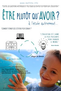 Etre plutot qu'avoir - Affiche 01