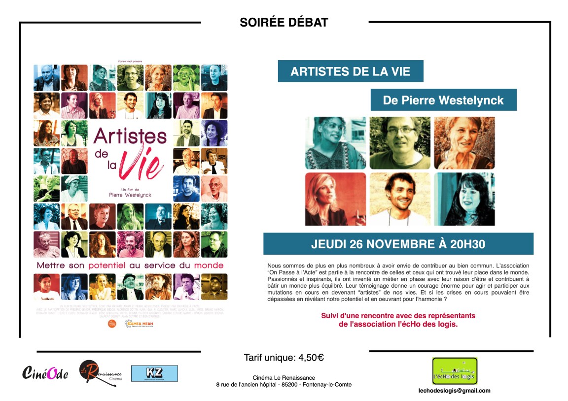 AFFICHE COM SR ARTISTES DE LA VIE